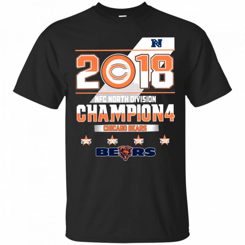 2018 North Division Champions Chicago Bears T-shirt