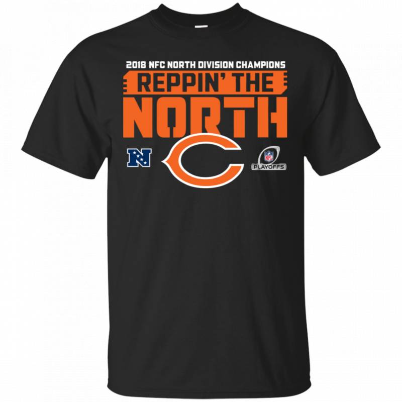 2018 North Division Champions Reppin The North Chicago Bears T-shirt
