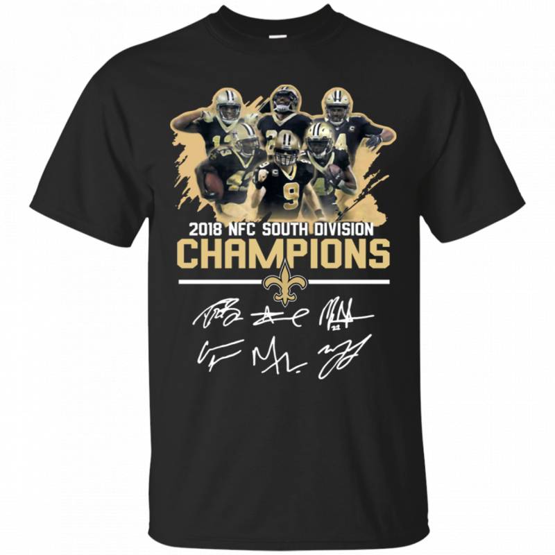 2018 South Division Champions New Orleans Saints T-shirt
