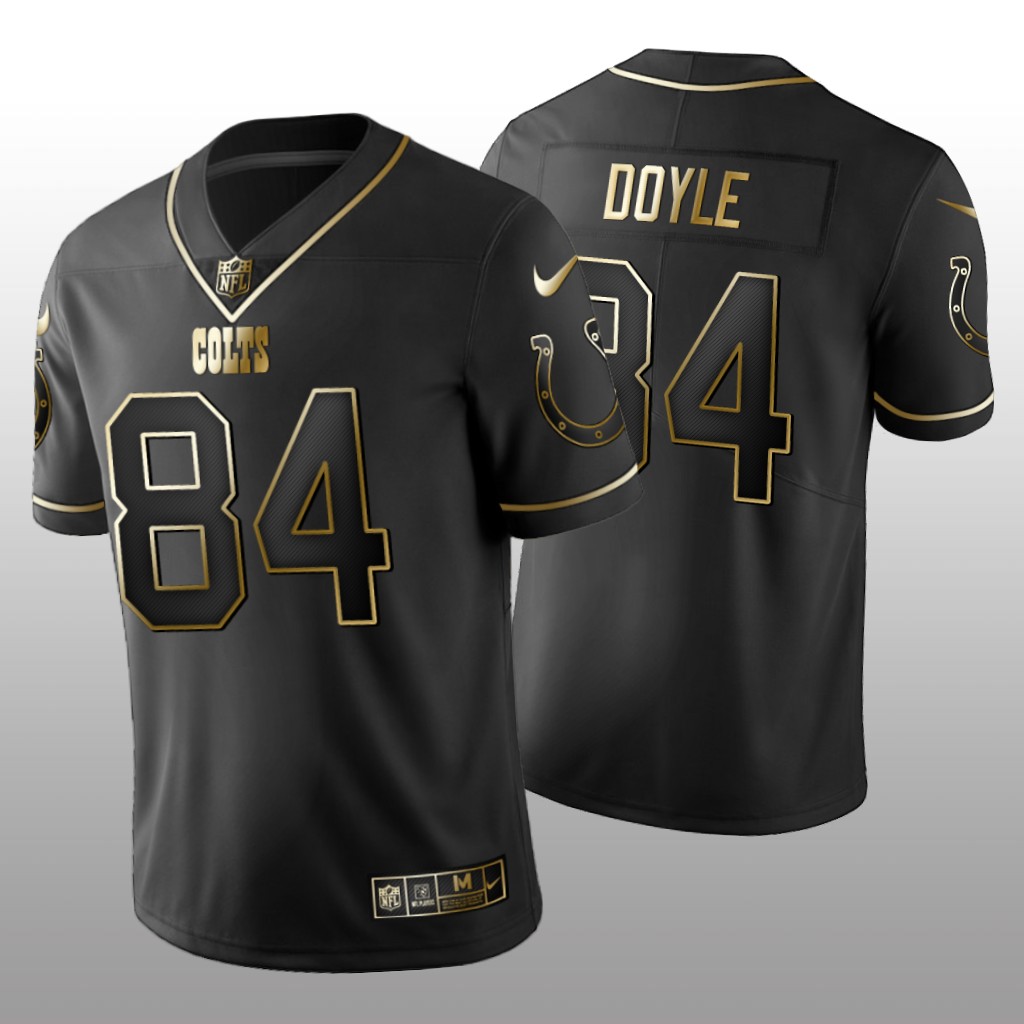 2019 Golden Edition Vapor Untouchable Limited Indianapolis Colts #84 Jack Doyle Black Jersey – Men’s