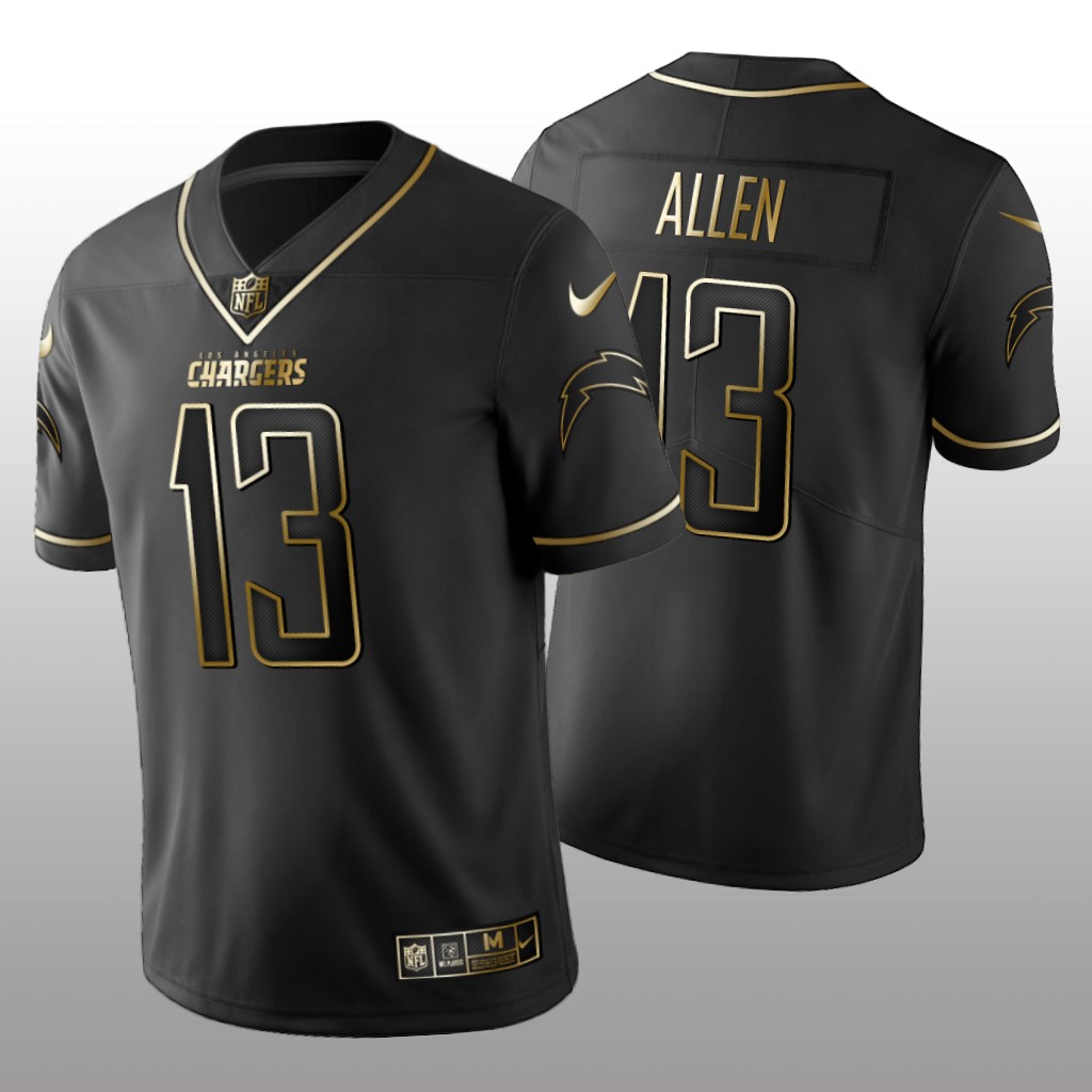 2019 Golden Edition Vapor Untouchable Limited Los Angeles Chargers #13 Keenan Allen Black Jersey – Men’s