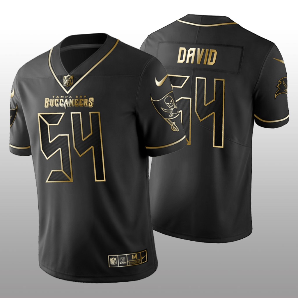 2019 Golden Edition Vapor Untouchable Limited Tampa Bay Buccaneers #54 Lavonte David Black Jersey – Men’s