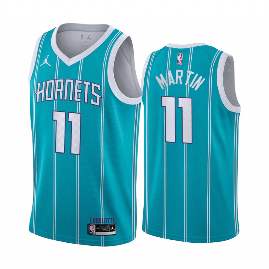 2020-21 Charlotte Hornets Cody Martin #11 Teal Icon Jersey