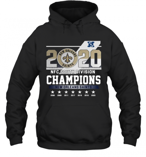 2020 Afc North Division Champions New Orleans Saints 2008 2009 2011 2017 Hoodie