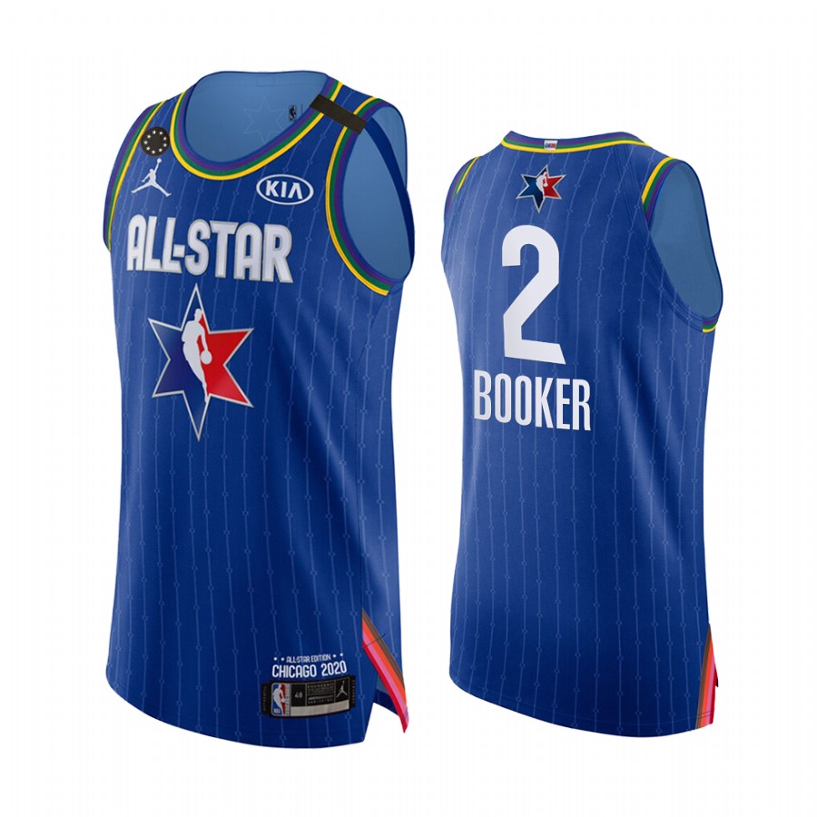 2020 All-Star Devin Booker #2 Jersey Kobe Forever Phoenix Suns Blue