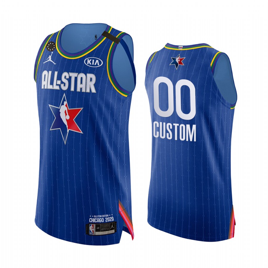 2020 All-Star Kobe Forever Jersey Custom #00 Blue