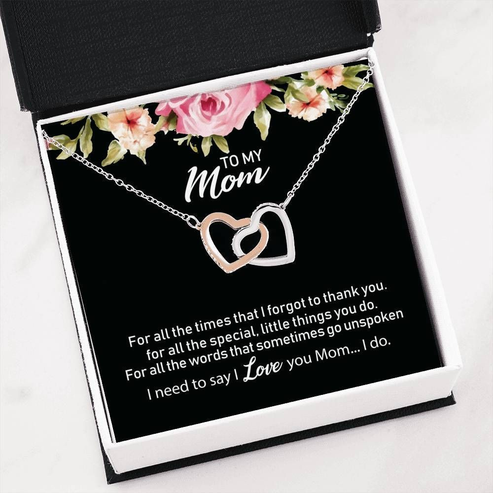 2020 Mother’s Day Gift- Interlocking Hearts Necklace -meaningful Gift For Mom