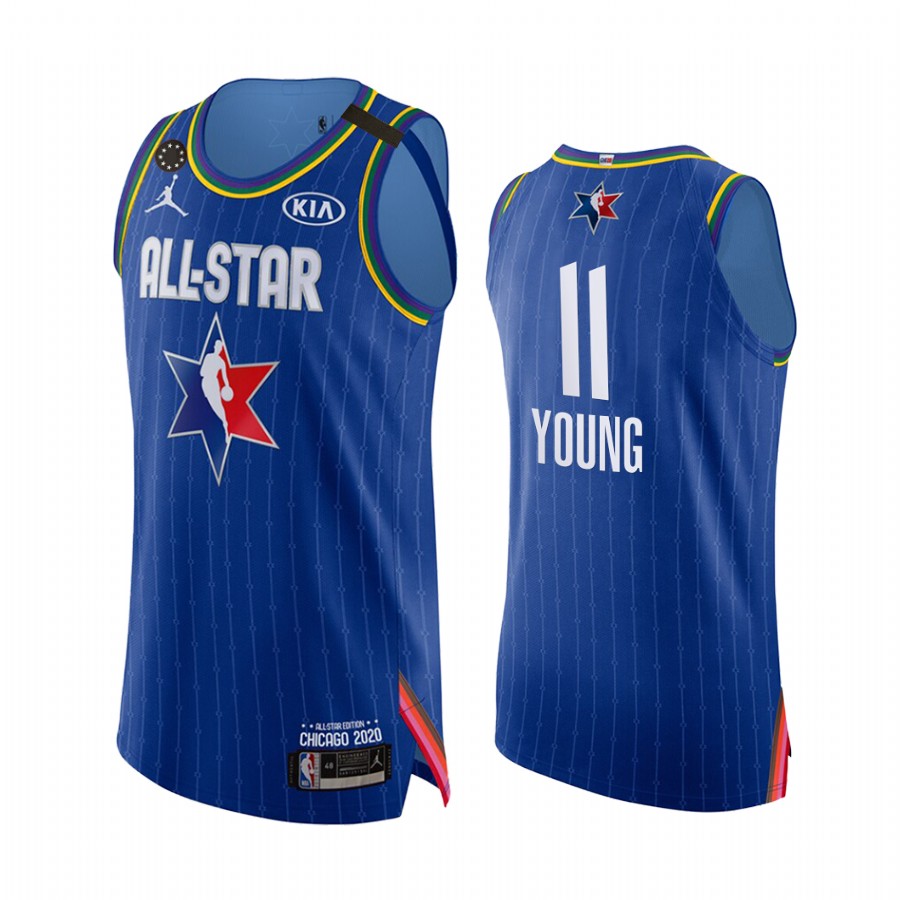 2020 NBA All-Star Game Jersey Atlanta Hawks Trae Young #11 Blue