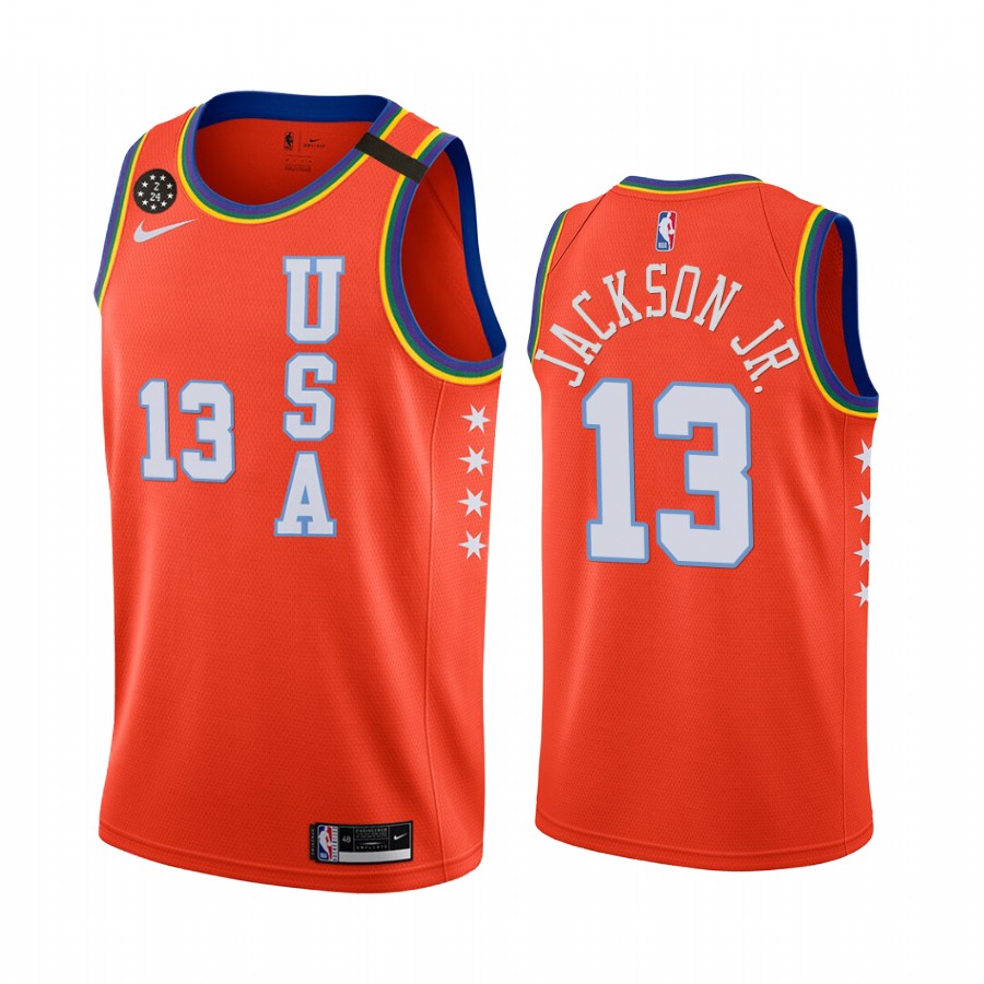 2020 NBA Rising Star USA Team Jaren Jackson Jr. Jersey Memphis Grizzlies #13 Red
