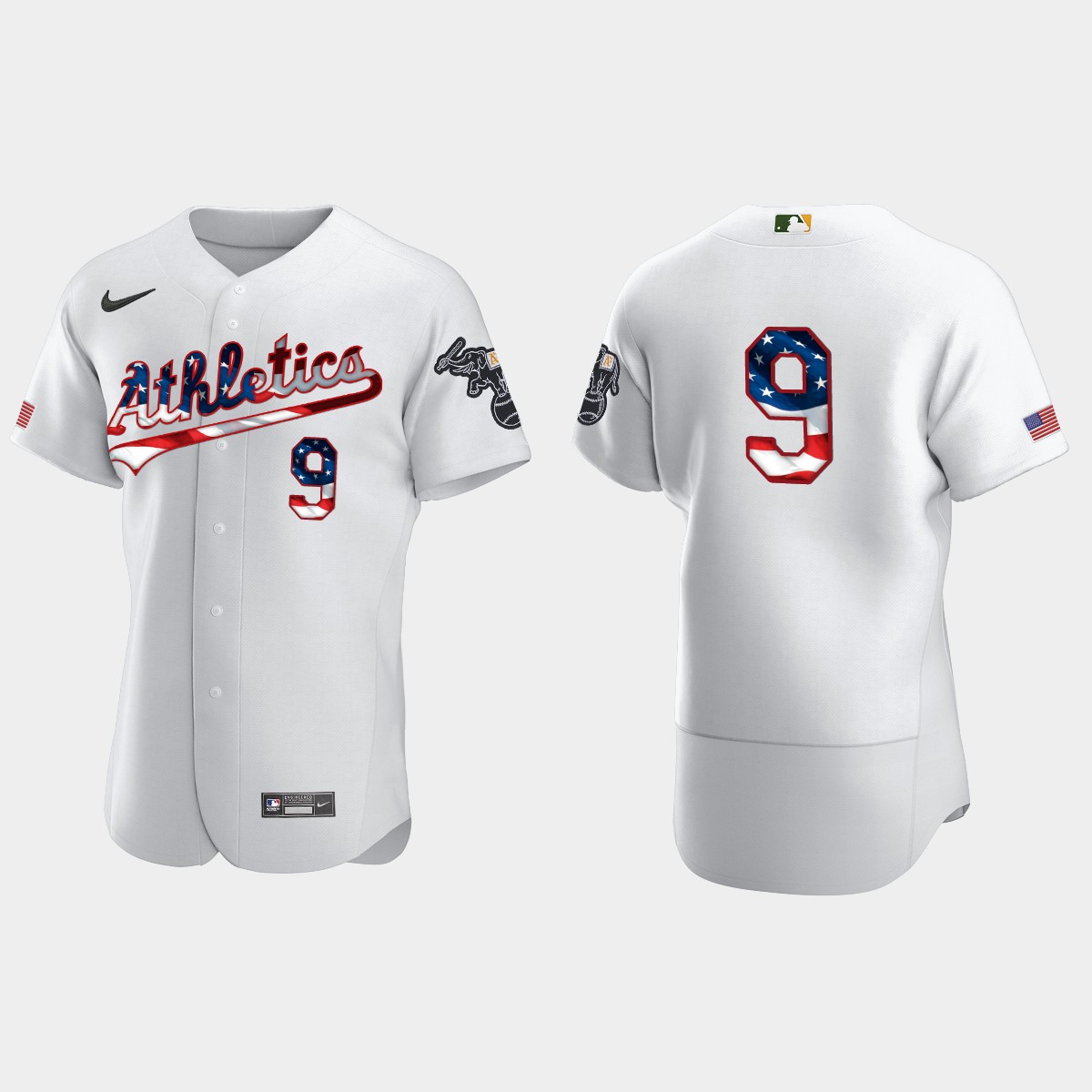2020 Stars And Stripes Oakland Athletics Reggie Jackson 4th of July Jersey – White
