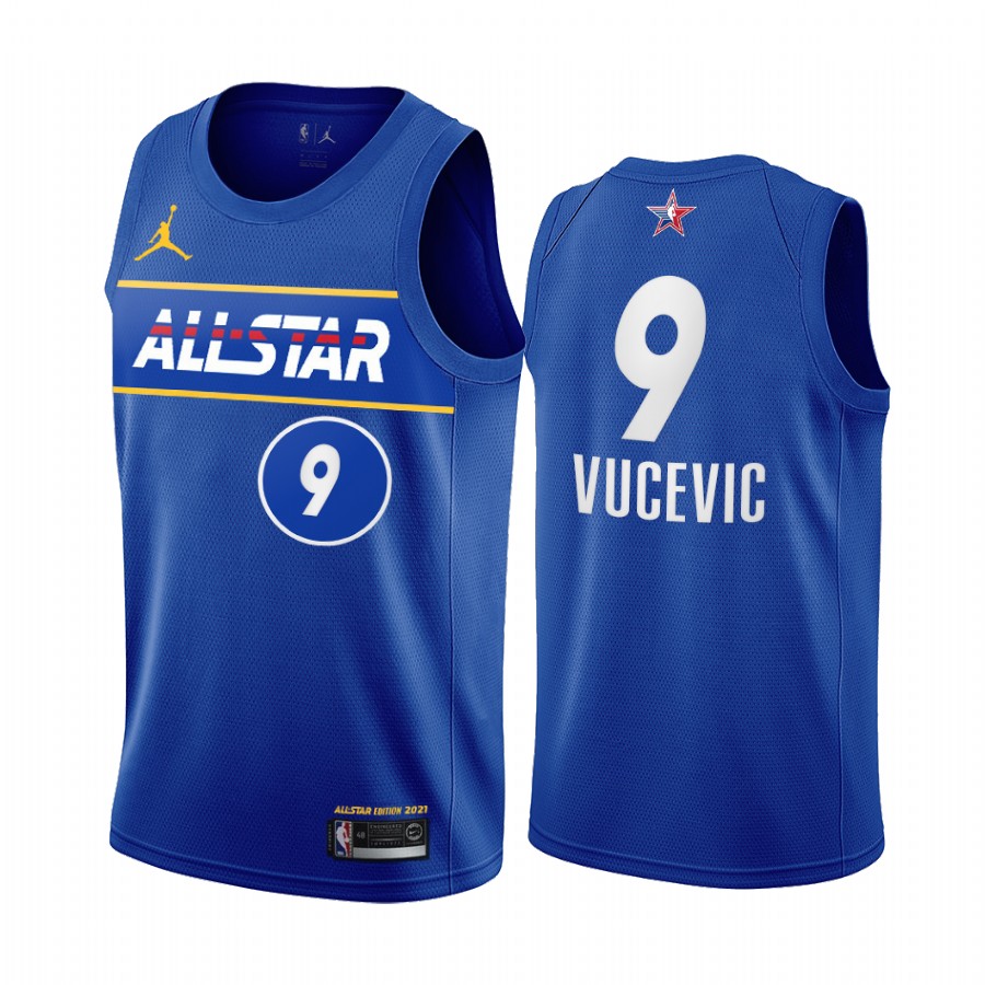 2021 All-Star Nikola Vucevic Jersey Blue Eastern Conference Magic Uniform