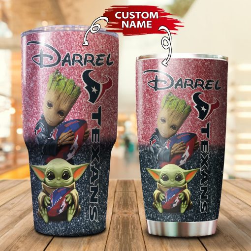 2021 Houston Texans Personalized-Tumbler Cup 20oz, 30oz, Combo 20oz+30oz