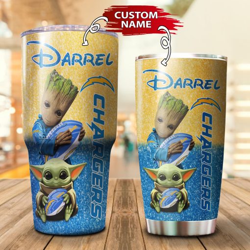 2021 Los Angeles Chargers Personalized-Tumbler Cup 20oz, 30oz, Combo 20oz+30oz