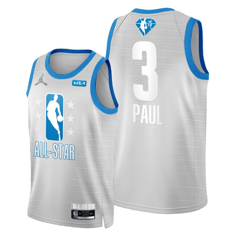 2022 All-Star Game Chris Paul 3 Swingman Stitched Jersey – Gray