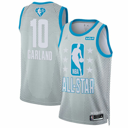 2022 All-Star Game Darius Garland 10 Swingman Stitched Jersey – Gray