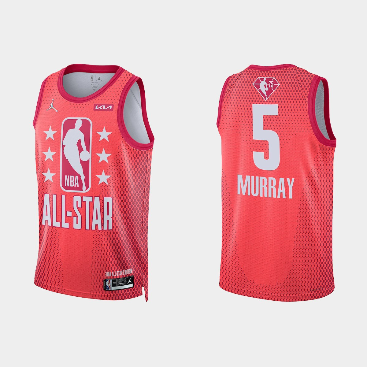 2022 All-Star Game Dejounte Murray 5 Swingman Stitched Jersey – Maroon