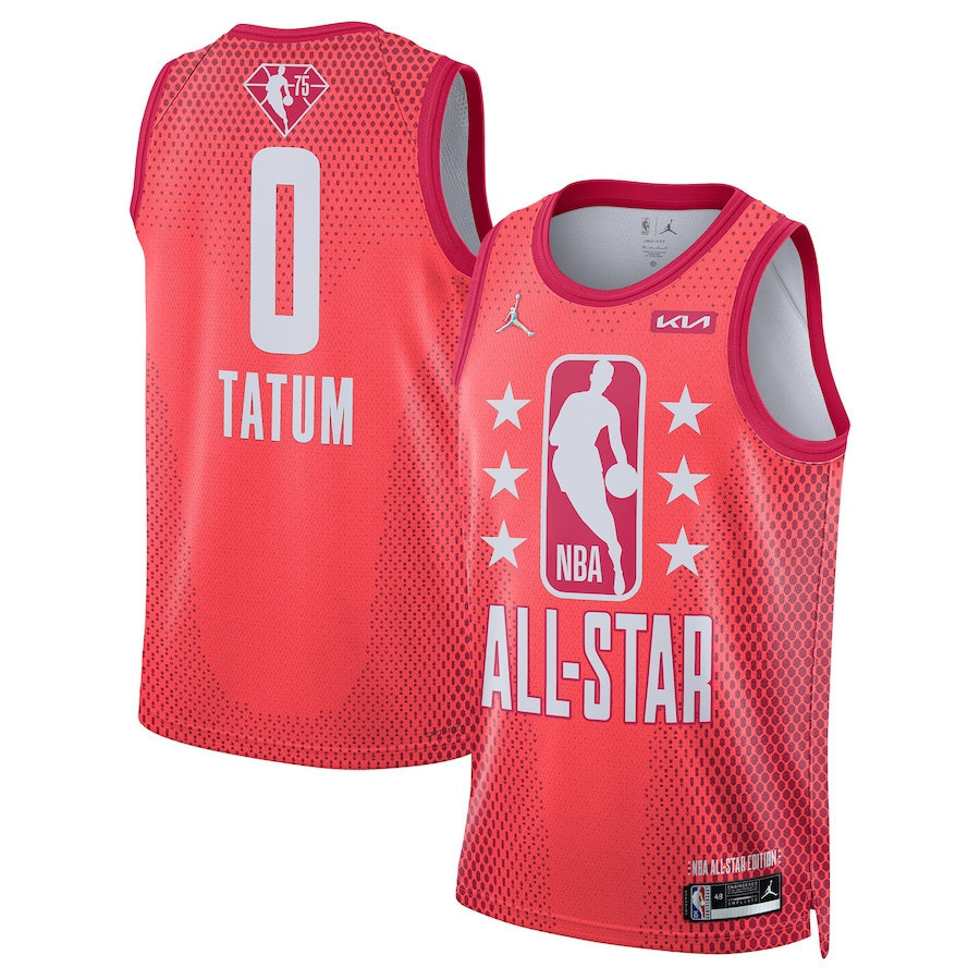 2022 All-Star Game Jayson Tatum 0 Swingman Stitched Jersey – Maroon