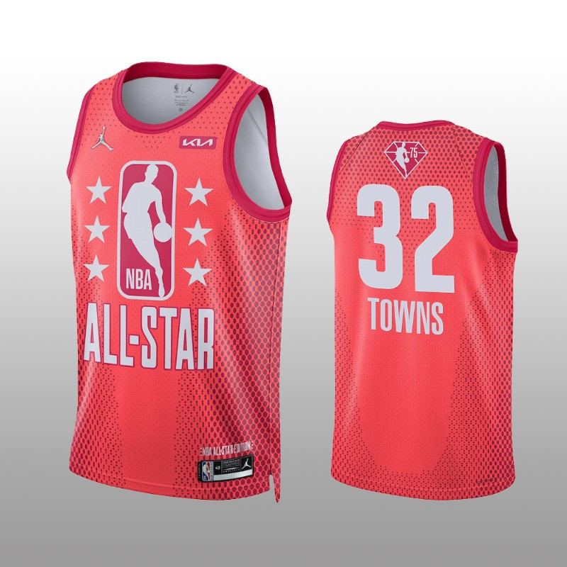 2022 All-Star Game Karl-Anthony Towns 32 Swingman Stitched Jersey – Maroon