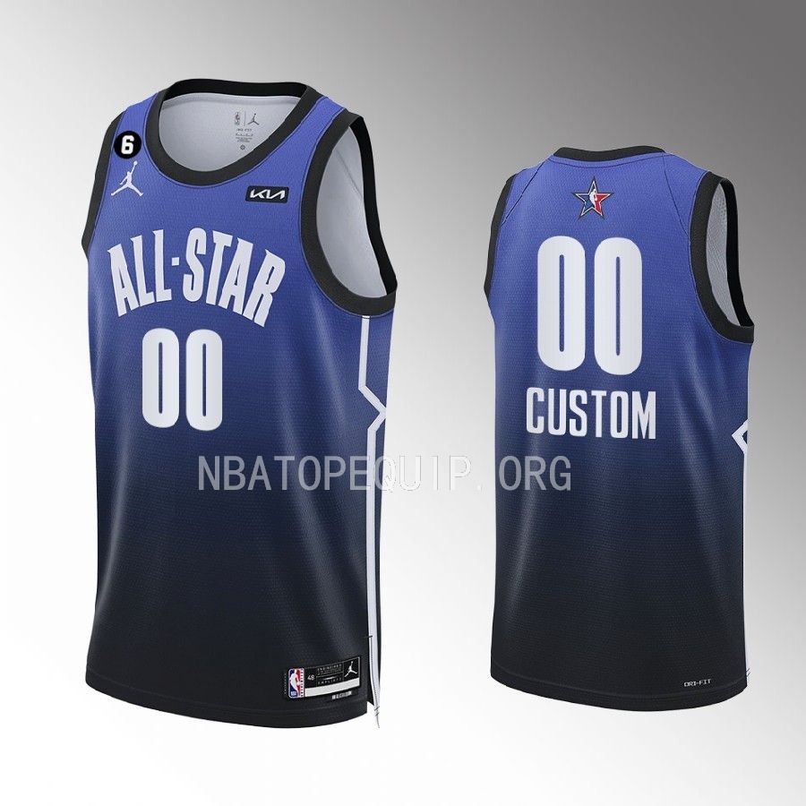 2023 All-Star Custom Blue Eastern Conference Jersey NBA #00