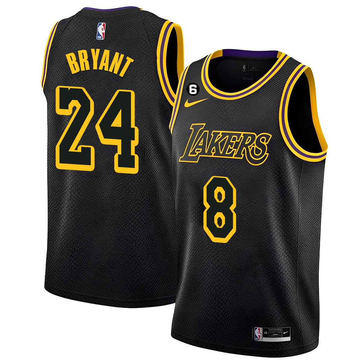 2023 Kobe Bryant Los Angeles Lakers Collection Black Mamba Jersey - All Stitched