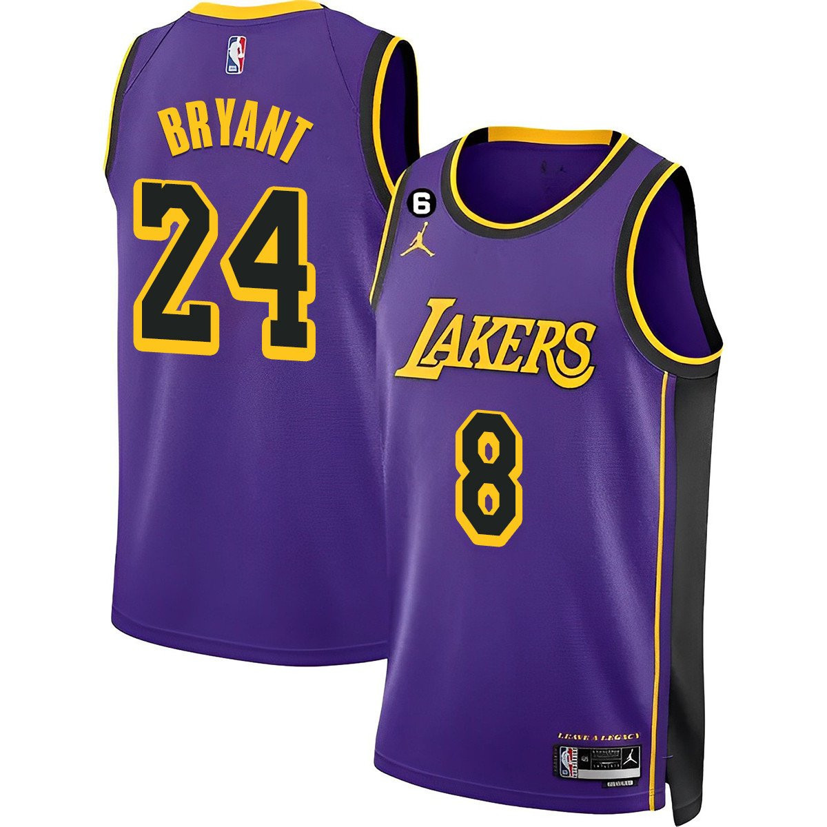 2023 Kobe Bryant Los Angeles Lakers Collection Purple Jersey - All Stitched