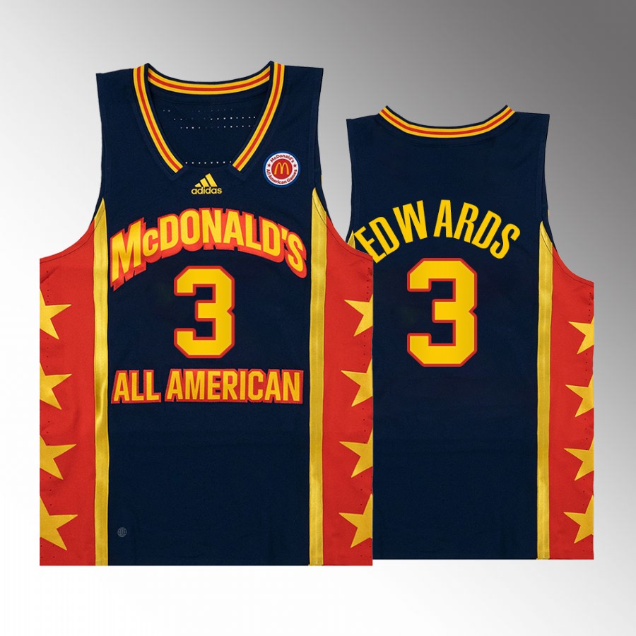 2023 McDonalds All-American Justin Edwards Team East Black Jersey #3