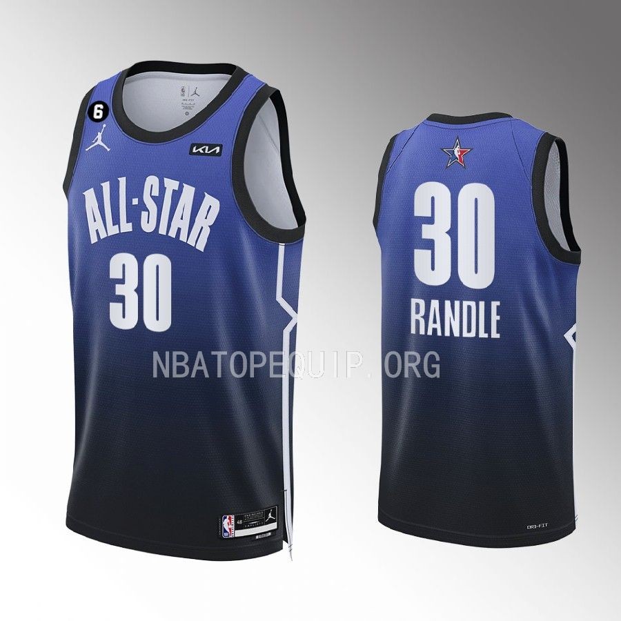 2023 NBA All-Star Julius Randle Blue Eastern Conference Jersey Knicks #30