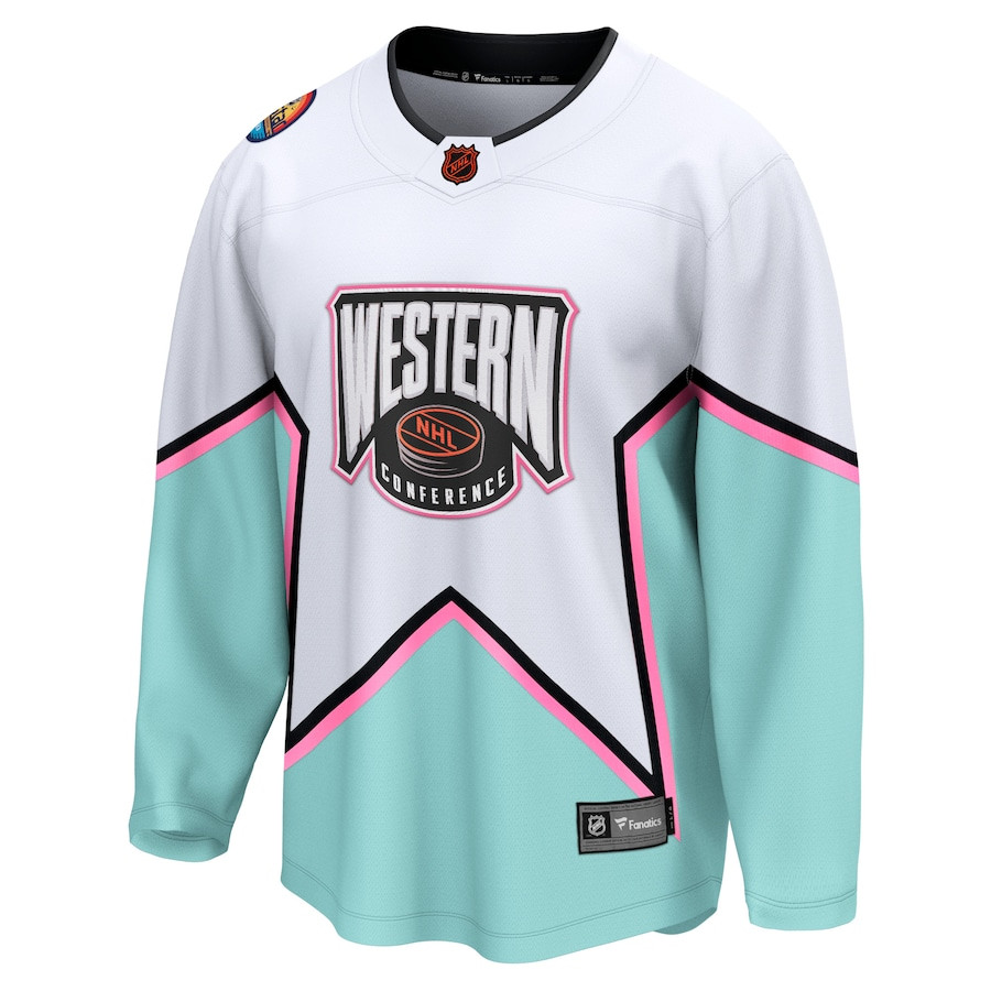 2023 NHL All-Star Game Western Conference Breakaway Stitched Jersey – White