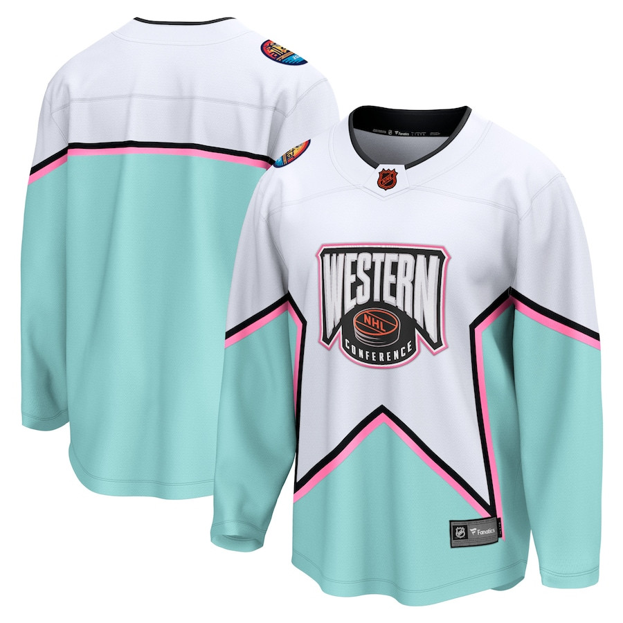 2023 NHL All-Star Game Western Conference Breakaway Stitched Jersey – White