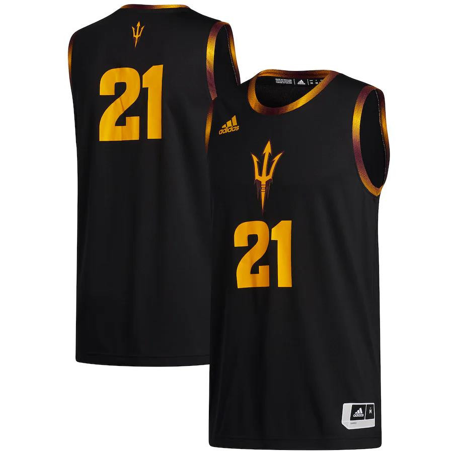 21 Arizona State Sun Devils Swingman Stitched Jersey – Black