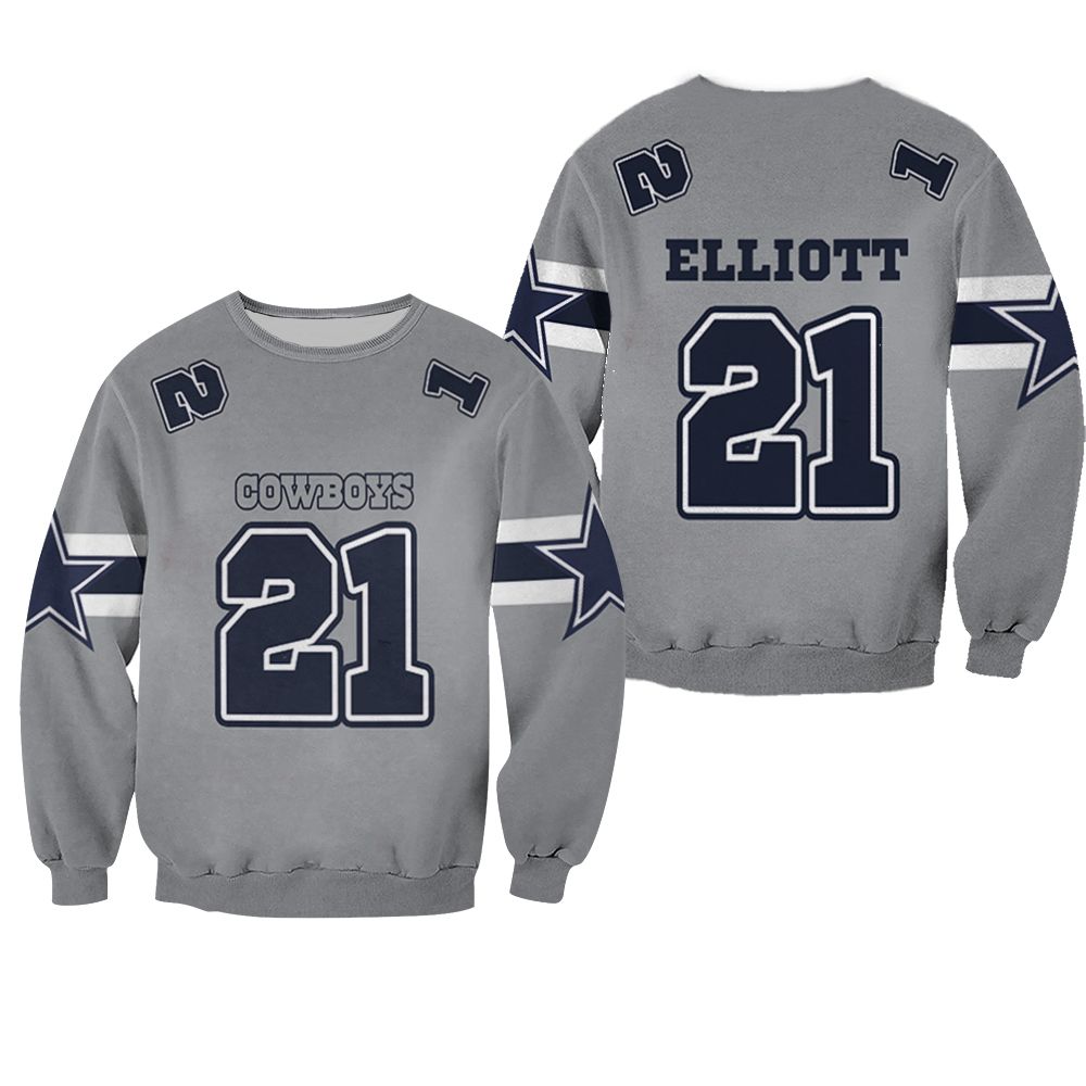21 Ezekiel Elliott Cowboys Inspired Style Sweater