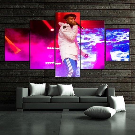 21 Savage Rapper Artist – Famous Person Canvas Art Wall Decor