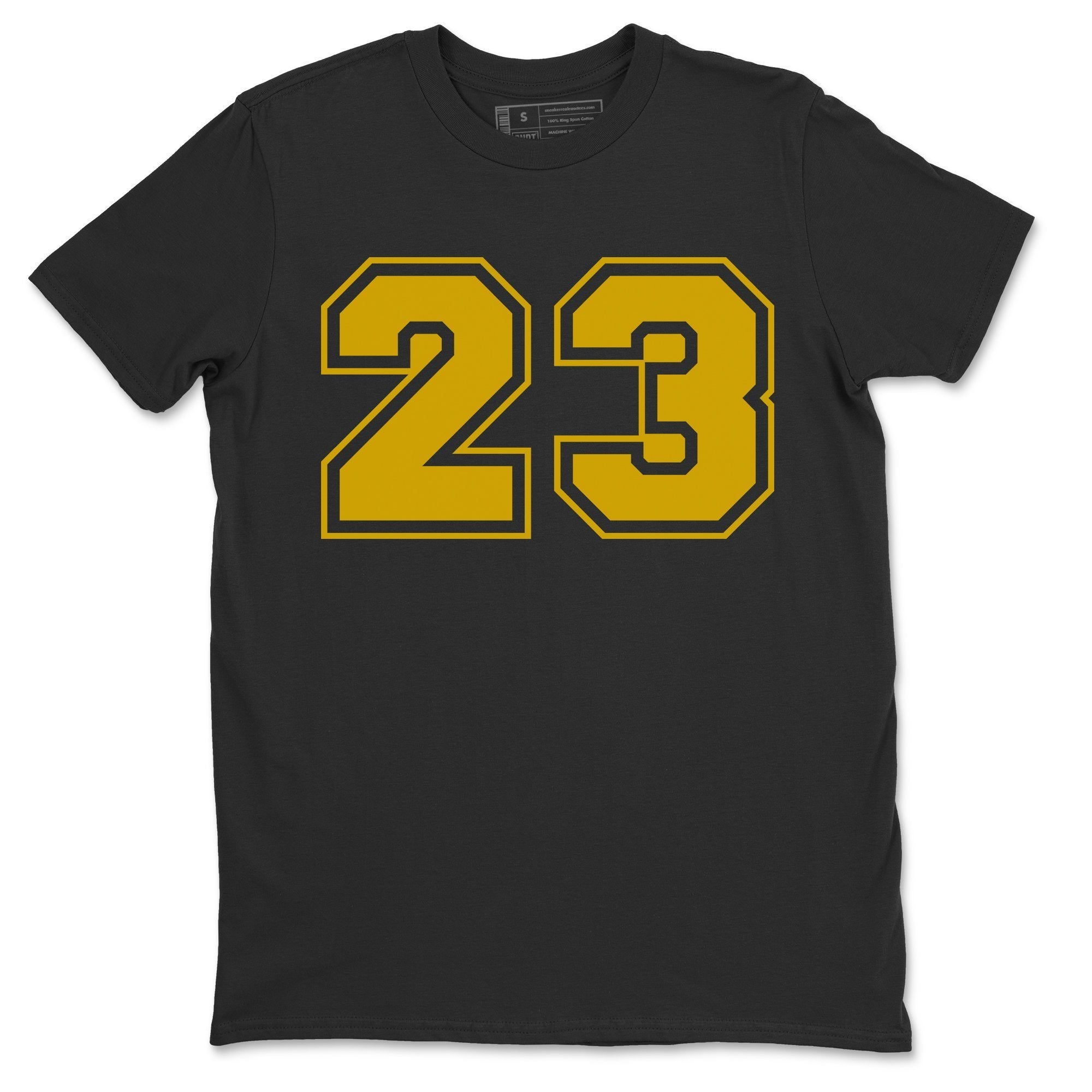 23 Unisex Tshirt – Air Jordan 12 University Gold