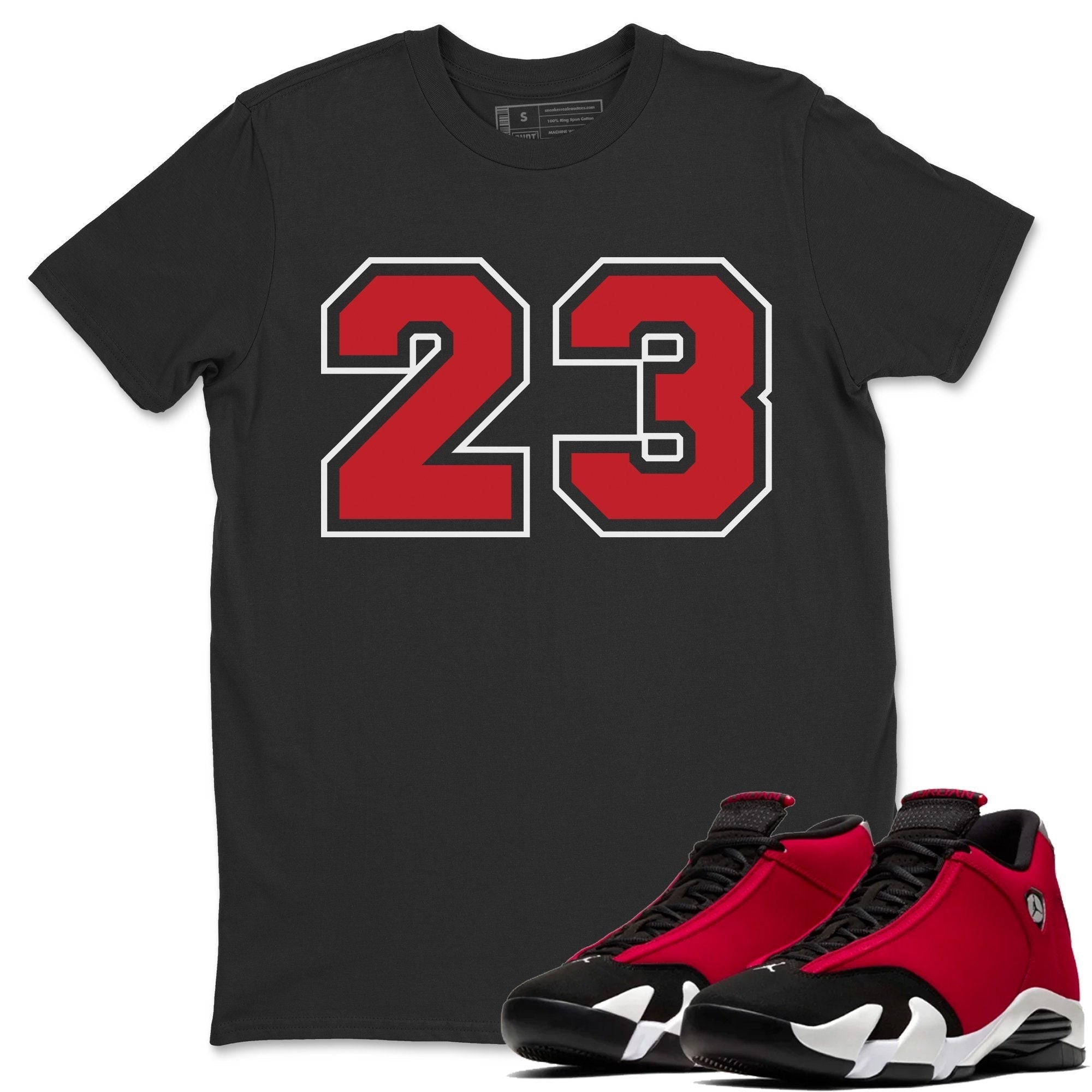 23 Unisex Tshirt – Air Jordan 14 Gym Red