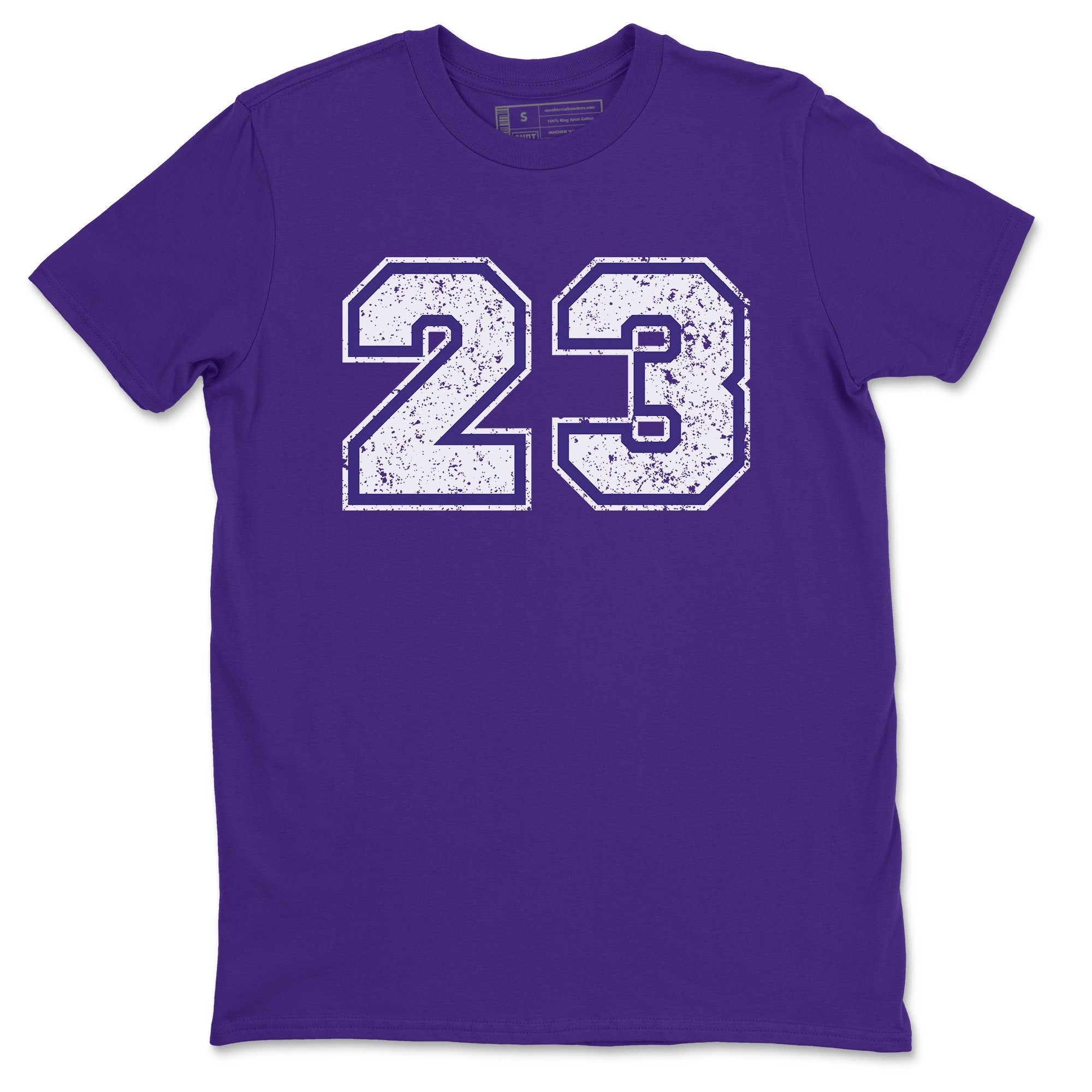 23 Unisex Tshirt – Air Jordan 4 Court Purple