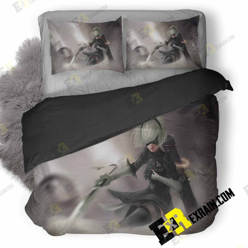 2B Nier Automata B7 3D Customized Duvet Cover Bedding Set