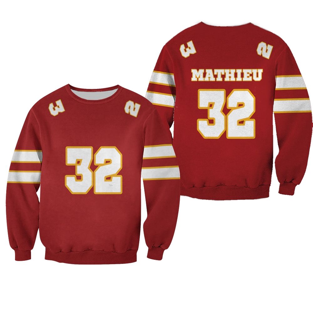 32 Tyrann Mathieu Kannas City Inspired Style Sweater