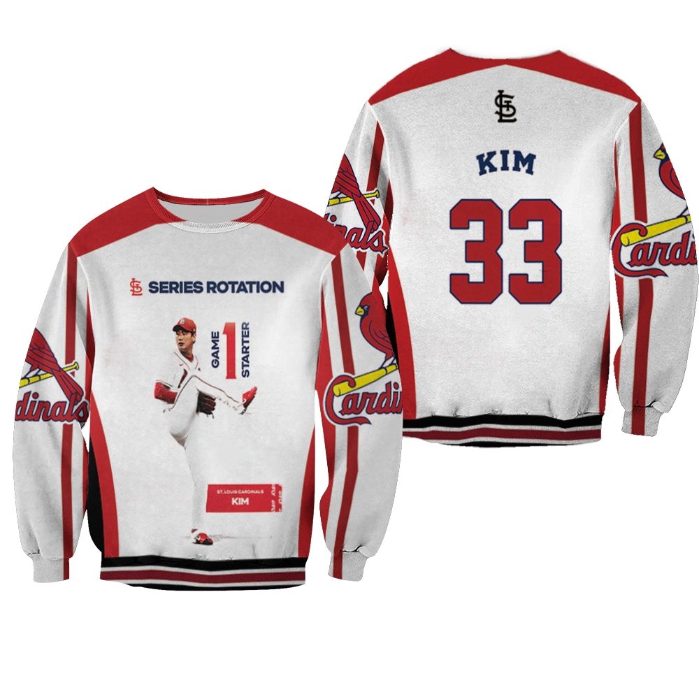 33 Kwang-Hyun Kim St Louis Cardinals Sweater
