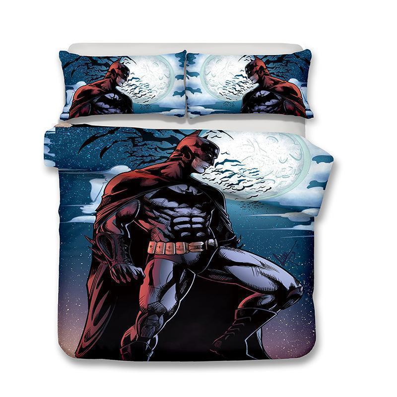 3D Art Batmen Man Patterns Clothings 3D Customized Duvet Cover Bedding Set