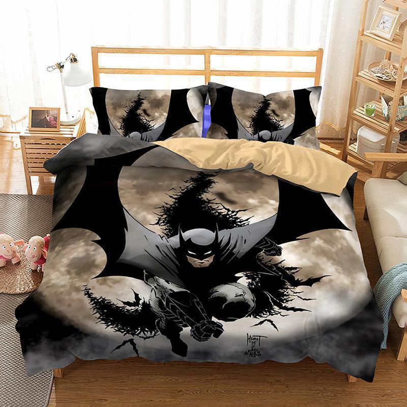 3D Art Bed Dc Batman Patterns Clothing3D Customized Duvet Cover Bedding Set