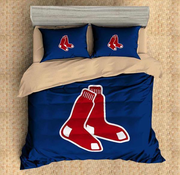 3D Boston Red Ox 3D Customized Duvet Cover Bedding Set