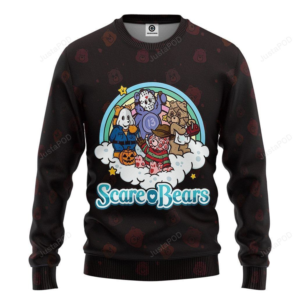 3D Care Bears Halloween Sweater Christmas