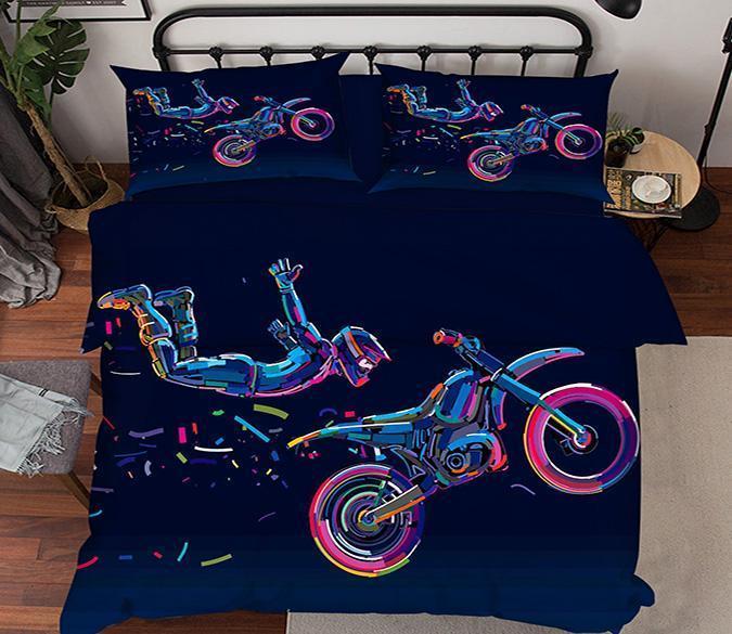 3D Competition For Flowers 163 Duvet Cover Bedding Set