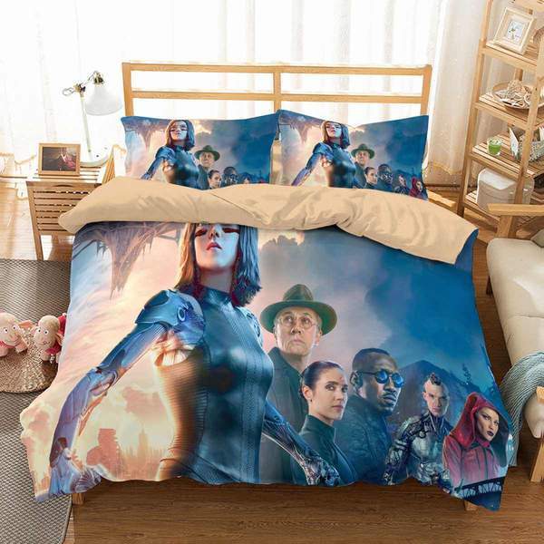 3D Customize Alita Battle Angel 3D Customized Duvet Cover Bedding Set