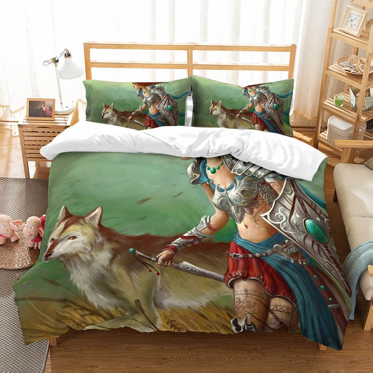 3D Customize Amazon Warrior Et Et Bed 3D Customized Duvet Cover Bedding Set