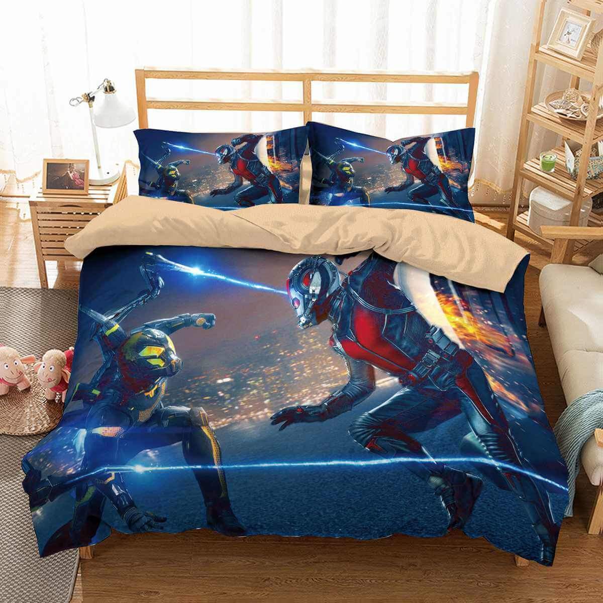 3D Customize Ant-Man And The Wasp Customized Duvet Cover Bedding Set