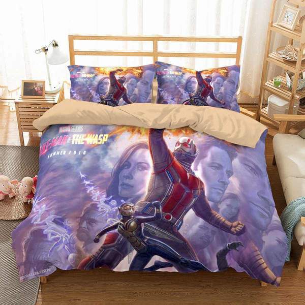 3D Customize Ant Man And The Wasp 3D Customized Duvet Cover Bedding Set