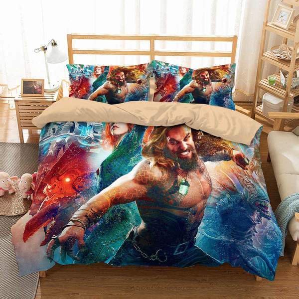 3D Customize Aquaman 3D Customized Duvet Cover Bedding Set