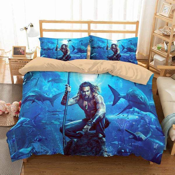 3D Customize Aquaman 3D Customized Duvet Cover Bedding Set