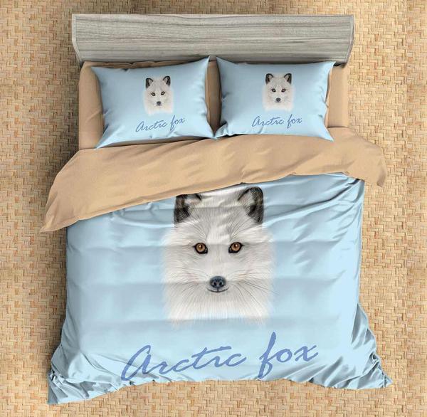 3D Customize Arctic Fox 3D Customized Duvet Cover Bedding Set